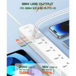 چندراهی برق و شارژر LDNIO SC5319 - Image 12