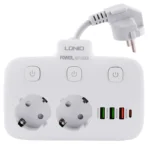 چندراهی برق و شارژر LDNIO SE2435