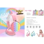 هدفون بلوتوثی بچه‌گانه SY950 پاپت دار - Image 11