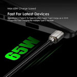 کابل شارژر دو سر تایپ سی 65 وات اورایمو مدل Oraimo OCD-CC82 - Image 5