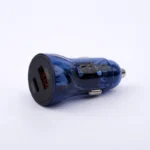 شارژر فندکی 48 وات کربی مدل CR-G102 آبی متالیک - Image 3