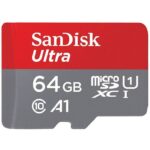 نمای کلی رم میکرو سن دیسک مدل Ultra U1 A1 C10 ظرفیت ۶۴ گیگابایت