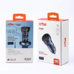 شارژر فندکی 48 وات کربی مدل CR-G102 آبی متالیک - Image 4