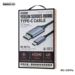 مبدل USB-C به HDMI 4k ریمکس مدل RC-C017a - Image 3
