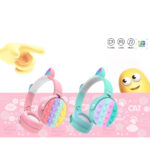 هدفون بلوتوثی بچه‌گانه SY950 پاپت دار - Image 7