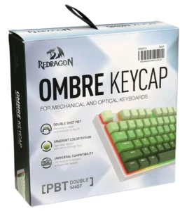 ست کامل کلید کیبورد مکانیکال ردراگون مدل A140 Ombre Green