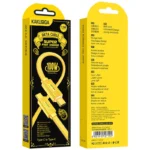 کابل شارژ 2 سر تایپ سی هوشمند 100 وات برند کاکو مدل GOLD - Image 4