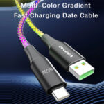 کابل شارژ تایپ سی 66 وات RGB برند اوی مدل CL-127T - Image 5