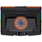 تصویر پایه خنک کننده لپ تاپ کول کلد K45 با نورپردازی RGB جذاب