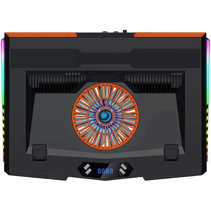 تصویر پایه خنک کننده لپ تاپ کول کلد K45 با نورپردازی RGB جذاب