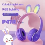 هدفون بلوتوثی طرح خرگوش مدل P47R - Image 2