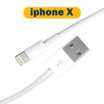کابل شارژر اصلی Apple iPhone X با طراحی USB به Lightning، طول 1 متر، مناسب برای شارژ و انتقال داده، کیفیت اورجینال اپل