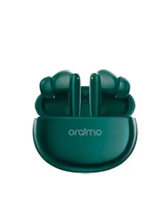 نمای کلی هندزفری بلوتوثی Oraimo RiFF درون کیس شارژ