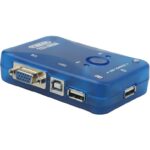 سوئیچ KVM دو پورت مدل 102UK با پورت‌های USB و VGA