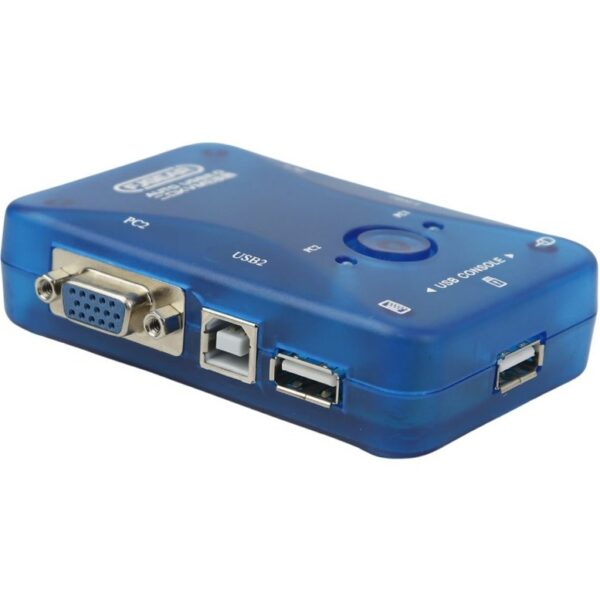سوئیچ KVM دو پورت مدل 102UK با پورت‌های USB و VGA