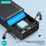 پاور بانک فست شارژ 20000 یوسامز Usams US-CD204 QC3.0 PD 20W - Image 10