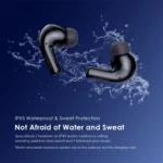استفاده از SpaceBuds Z در ورزش با بدنه مقاوم IPX5