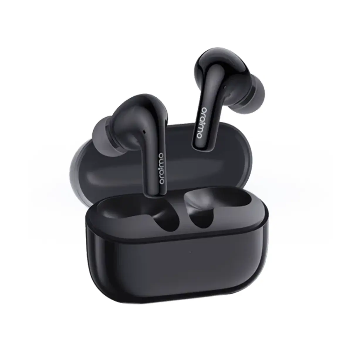 oraimo-SpaceBuds-Z نمایی نزدیک از طراحی جذاب و شیک هندزفری اورایمو SpaceBuds Z درون کیس