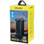 نمایش درصد باتری پاوربانک Awei PA-13 روی صفحه LED