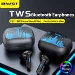 استفاده از Awei ANC T53 در حالت گیمینگ با تأخیر پایین