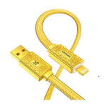 کابل شارژ سریع آیفون کاکوسیگا KSC-801 با طراحی سیلیکونی شفاف