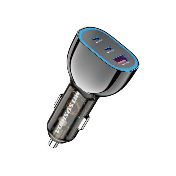 شارژر فندکی Mitsushida KC-B1 سه پورت 68 وات