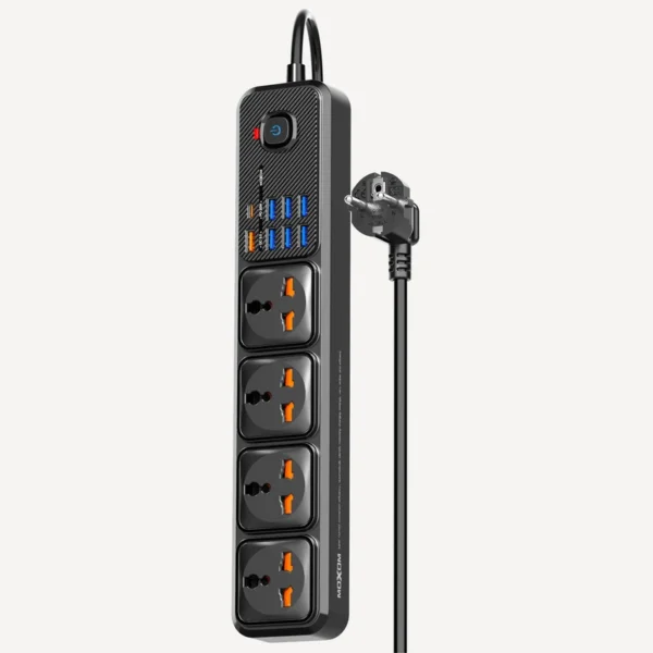 چندراهی برق موکسوم MX-ST16 با پورت Type-C و USB