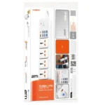 چندراهی برق موکسوم MX-ST16 با پورت Type-C و USB