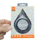 کابل تایپ سی موکسوم 100 وات با چیپ E-Mark