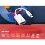 مبدل OTG موکسوم USB به USB-C نمای نزدیک