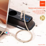 کابل فست شارژ 60 وات موکسوم مدل MX-CB325