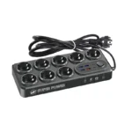 چندراهی برق موکسوم MX ST-22 با 8 سوکت و پورت USB