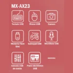 مبدل OTG USB به لایتنینگ موکسوم مدل MX-AX23 - Image 2