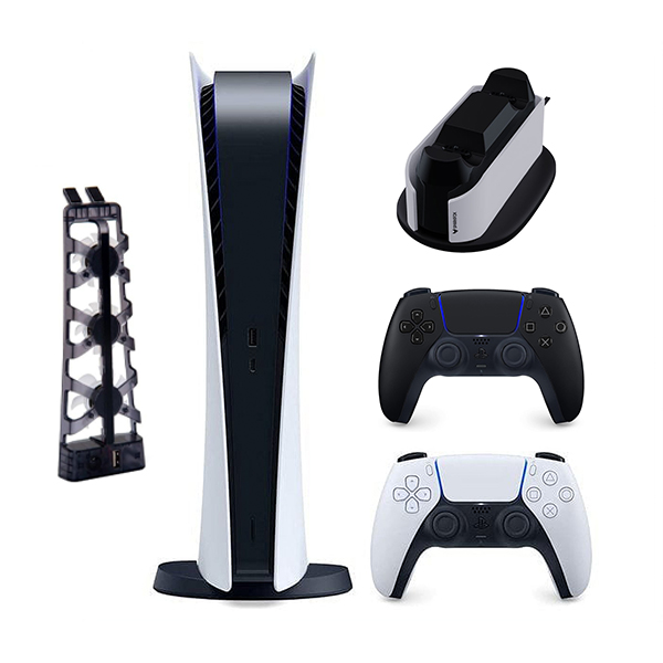 کنسول بازی PlayStation 5 Digital Edition استوک با دو دسته